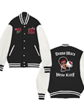 Hello Kitty x Bruno Mars The Romantic Tour Exclusive Varsity Jacket
